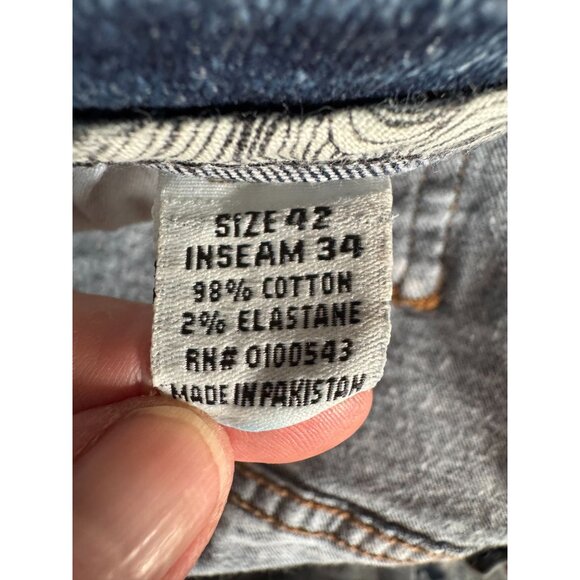 FWRD Denim Distressed Mens Graffiti Jeans Size 42 With Colorful Graphic Details - Picture 6 of 16